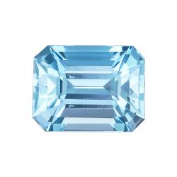 Aquamarine Emerald 1.55 carat Blue Photo