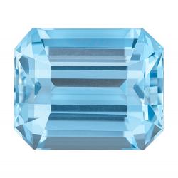 Aquamarine Emerald 4.29 carat Blue Photo