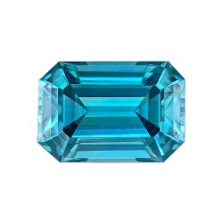 Zircon Emerald 2.53 carat Blue Photo
