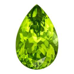 Peridot Pear 3.27 carat Green Photo