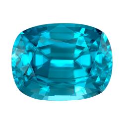 Zircon Cushion 5.50 carat Blue Photo