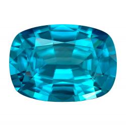 Zircon Cushion 4.46 carat Blue Photo