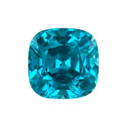 Zircon Cushion 2.45 carat Blue Photo