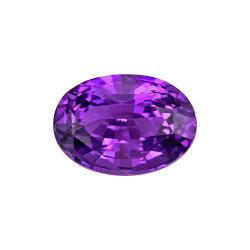 Sapphire Oval 1.03 carat Purple Photo