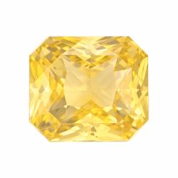 Sapphire Radiant 3.51 carat Yellow Photo