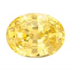 Sapphire Oval 4.52 carat Yellow Photo