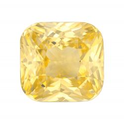 Sapphire Cushion 4.02 carat Yellow Photo