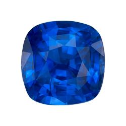 Sapphire Cushion 3.10 carat Blue Photo