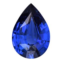 Sapphire Pear 6.10 carat Blue Photo