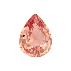 Sapphire Pear 1.18 carat Pink Orange Photo