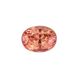 Sapphire Oval 0.60 carat Pink Orange Photo