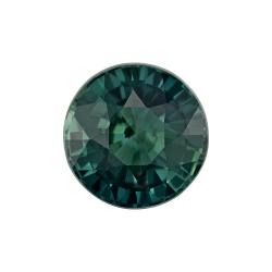 Sapphire Round 1.55 carat Blue Green Photo