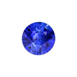 Sapphire Round 0.55 carat Blue Photo