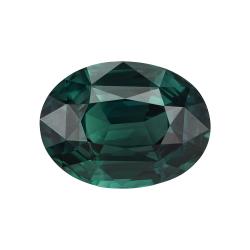 Sapphire Oval 2.08 carat Green Photo