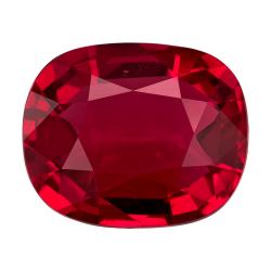 Ruby Cushion 4.01 carat Red Photo