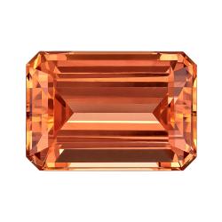 Topaz Emerald 3.37 carat Pink Orange Photo