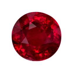 Ruby Round 3.60 carat Red Photo