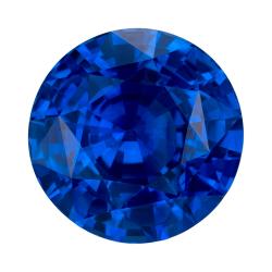 Sapphire Round 6.09 carat Blue Photo