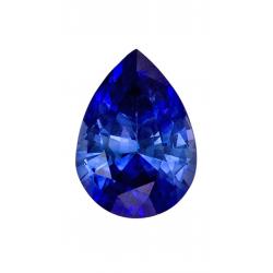 Sapphire Pear 0.76 carat Blue Photo