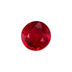 Ruby Round 0.50 carat Red Photo