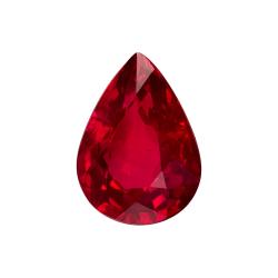 Ruby Pear 1.31 carat Red Photo
