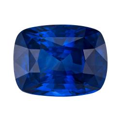 Sapphire Cushion 4.13 carat Blue Photo