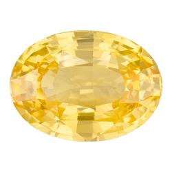 Sapphire Oval 5.41 carat Yellow Photo
