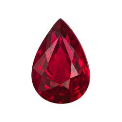 Ruby Pear 1.77 carat Red Photo