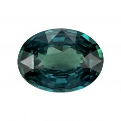 Sapphire Oval 2.08 carat Blue Green Photo