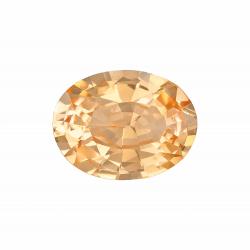 Sapphire Oval 1.05 carat Pink Orange Photo