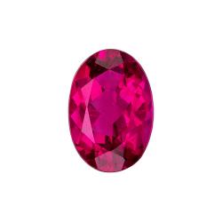Tourmaline Oval 0.70 carat Red Purple Photo