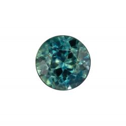 Sapphire Round 0.71 carat Blue Green Photo