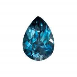 Sapphire Pear 0.92 carat Blue Green Photo