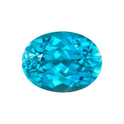 Zircon Oval 2.10 carat Blue Photo
