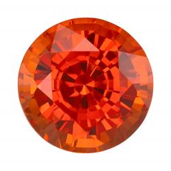 Garnet Round 6.01 carat Orange Photo