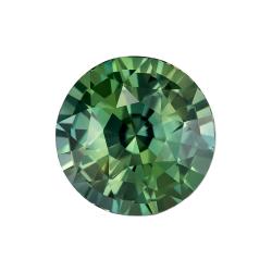 Sapphire Round 2.57 carat Green Photo