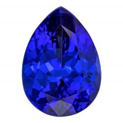 Tanzanite Pear 4.52 carat Blue Purple Photo