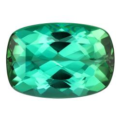 Tourmaline Cushion 5.57 carat Blue Green Photo