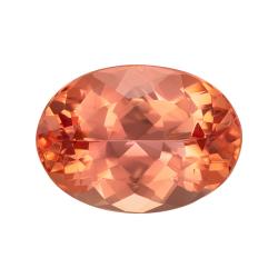 Topaz Oval 2.18 carat Pink Orange Photo