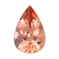 Topaz Pear 2.41 carat Pink Orange Photo