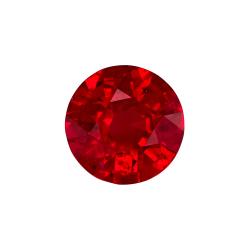 Ruby Round 0.65 carat Red Photo