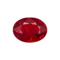 Ruby Oval 1.02 carat Red Photo