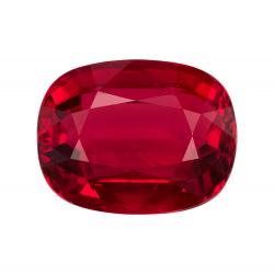 Ruby Cushion 3.02 carat Red Photo