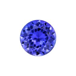 Tanzanite Round 0.75 carat Blue Purple Photo
