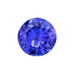 Tanzanite Round 1.00 carat Blue Purple Photo