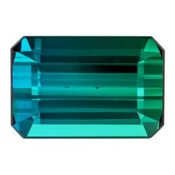 Tourmaline Emerald 4.36 carat Blue Green Photo