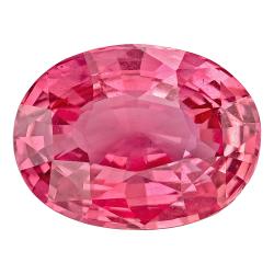 Sapphire Oval 5.16 carat Pink Orange Photo