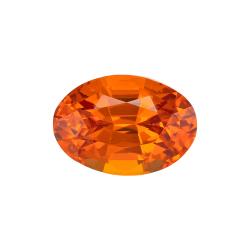 Garnet Oval 1.16 carat Orange Photo