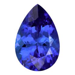 Tanzanite Pear 3.36 carat Blue Purple Photo
