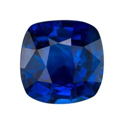 Sapphire Cushion 3.30 carat Blue Photo